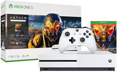 Microsoft Xbox One S Console (In Box, 1 TB HDD, HDMI & Power Cables, Anthem Game not included)